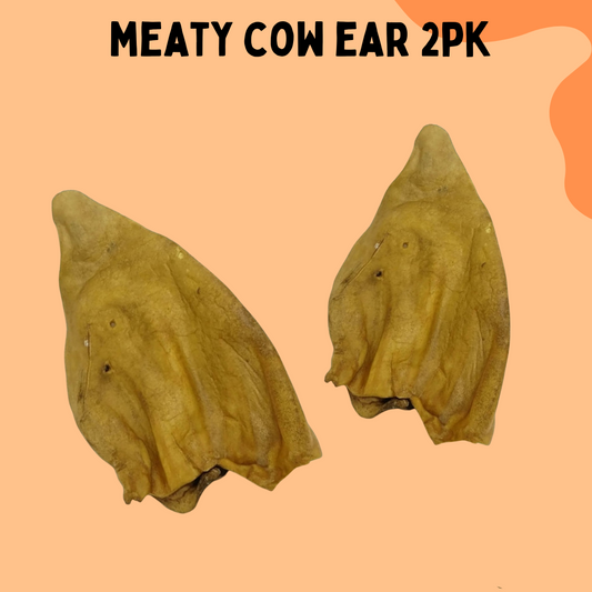 Meaty cow ear (2 Pack)